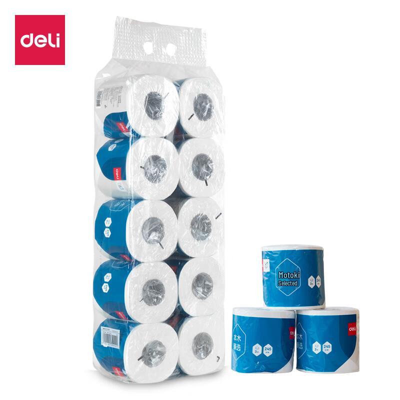 Deli Premium 3-Ply Toilet Paper, 10 Rolls