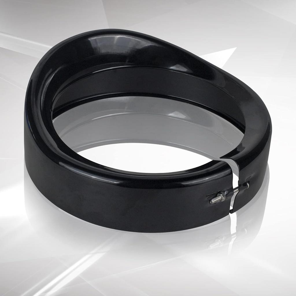 5.75" Motorcycle Visor Bezel Headlight Trim Ring LED HeadLamp Cover For Softail  FLSTC FLST FLSTFB 1994-2017 FLRT
