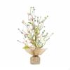 Easter Oval Tree Desktop Decoration, Handmade Seasonal Home Decor, Multicolor