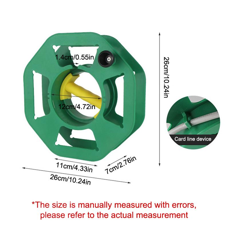 Portable Plastic Winding Reel Wire Storage Reel Closing Line Winding Disk Rolling Line Dish Cable Winding Reel Winding Winch