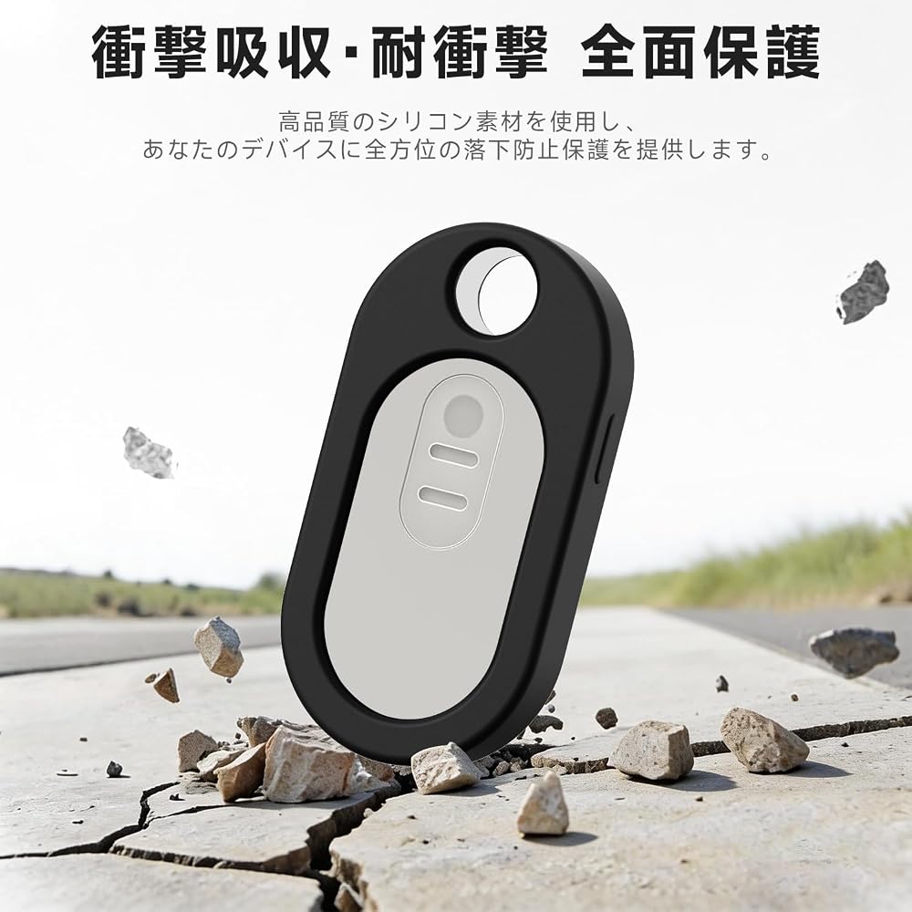 JIAYJP REON POCKET TAG 2 Case Lightweight Slim Anti-Slip Storage Cover Full Protection Black