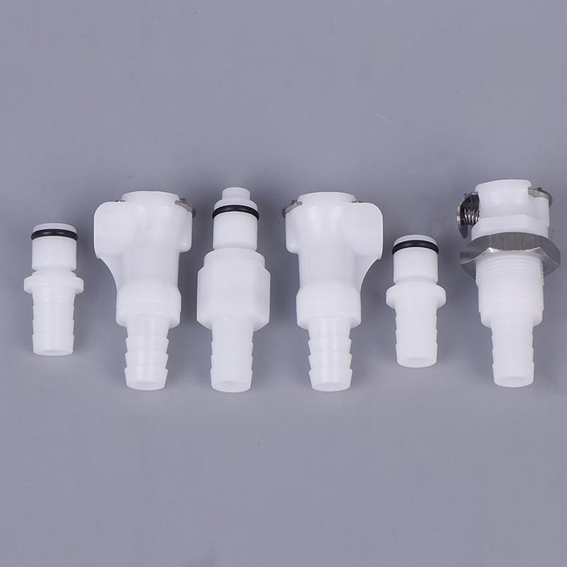 Durable 3/8 POM Medical Panel Mount Female Hose Barb Coupling with Quick Disconnect for CPC Connectors