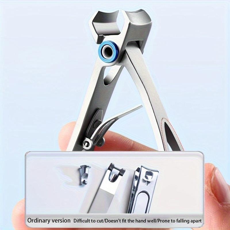 1pc Stainless Steel Nail Clippers - Sharp, Precise Edge for Fingernails & Toenails, Thick Nail Trimmer - Ideal for Manicure & Pedicure, Nail Trimmer