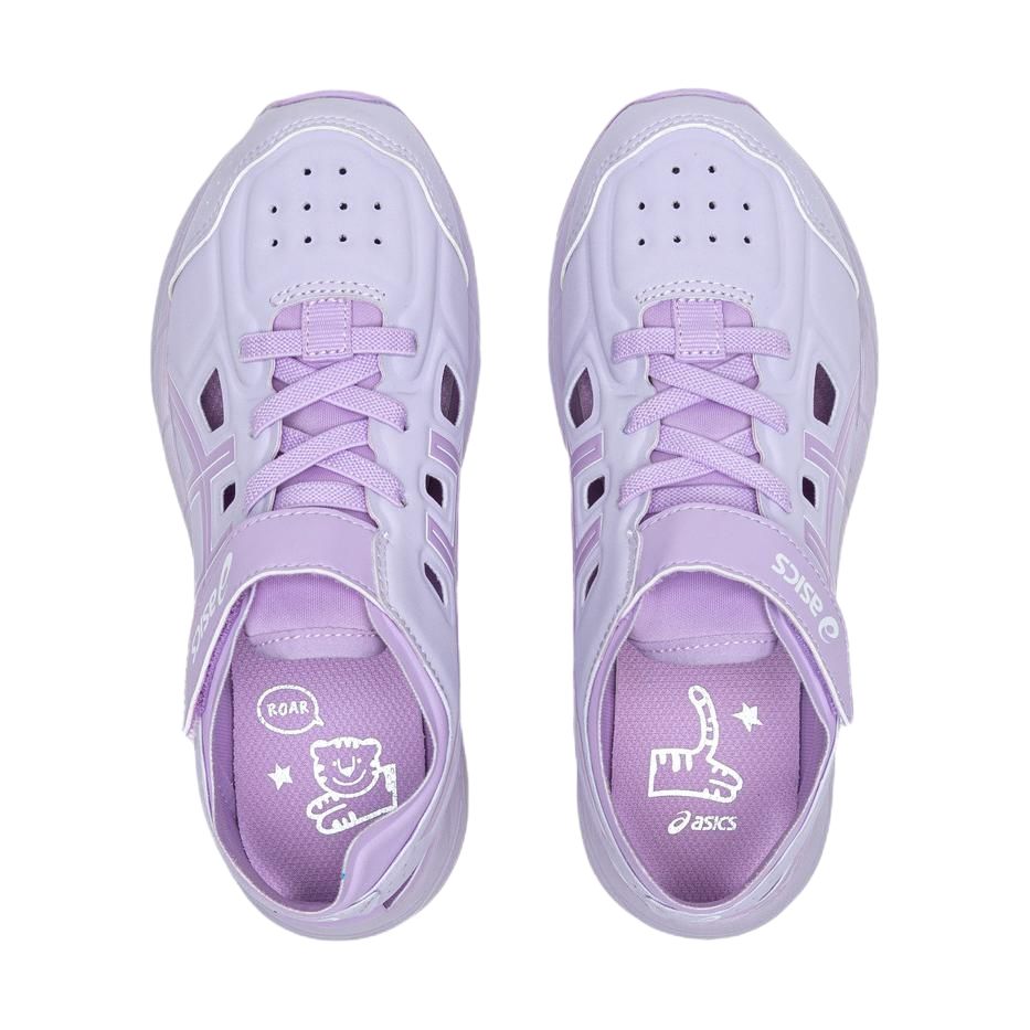Asics Contend Xbn Ps Comfortable Hollow Low Top Kids Running Shoes Kids running shoes Purple 1014A336-500