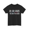 Ende eines Fehler-Shirts 20. Januar 2025 Amtseinführung Trump T-Shirt Herren Damen T-Shirts Oberteil
