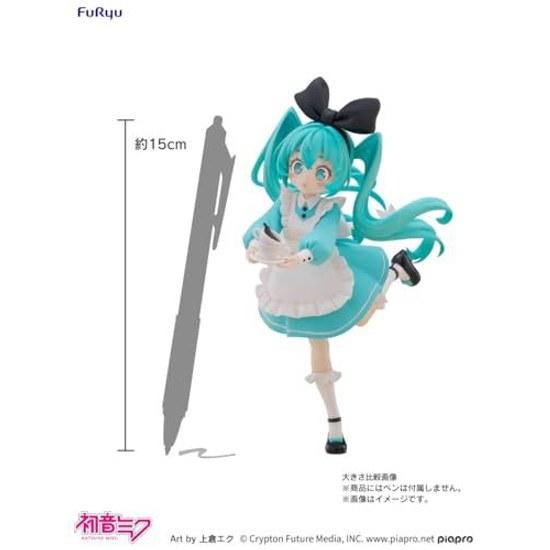 Furyu Desktop Fairy Hatsune Miku Wonderland Version Approximately 160mm Tall Non-Scale Plastic Painted Finished Figure AMU-TNL0147