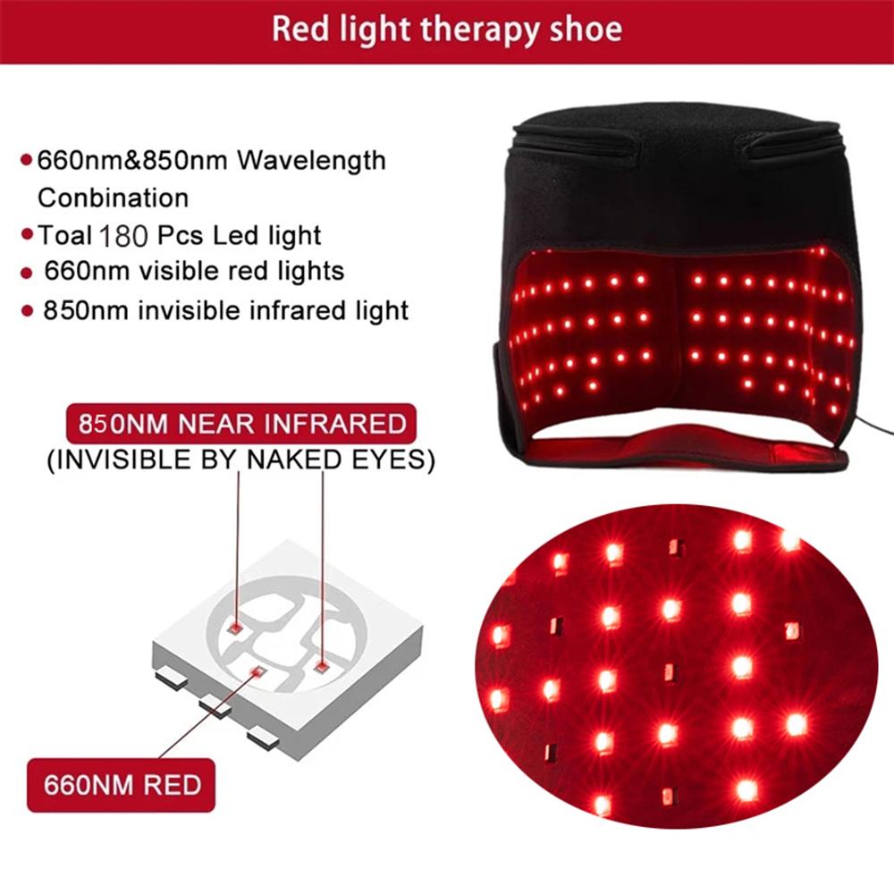 NEW Hair Growth Cap Head Massage Anti Hair Loss Relax Scalp Hair Regrowth 660nm 850nm Infrared Light Therapy 180 Leds Helmet
