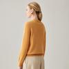 Zhao Jun Women's 100% Cashmere Half-Button Cable Knit Sweater