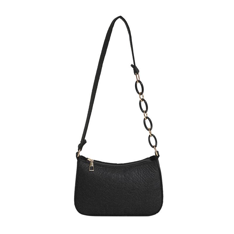 Popular Retro Gentle Temperament Small Square Bag Autumn One Shoulder Handheld Fashionable Casual and Fashionable Underarm Small Square Bag