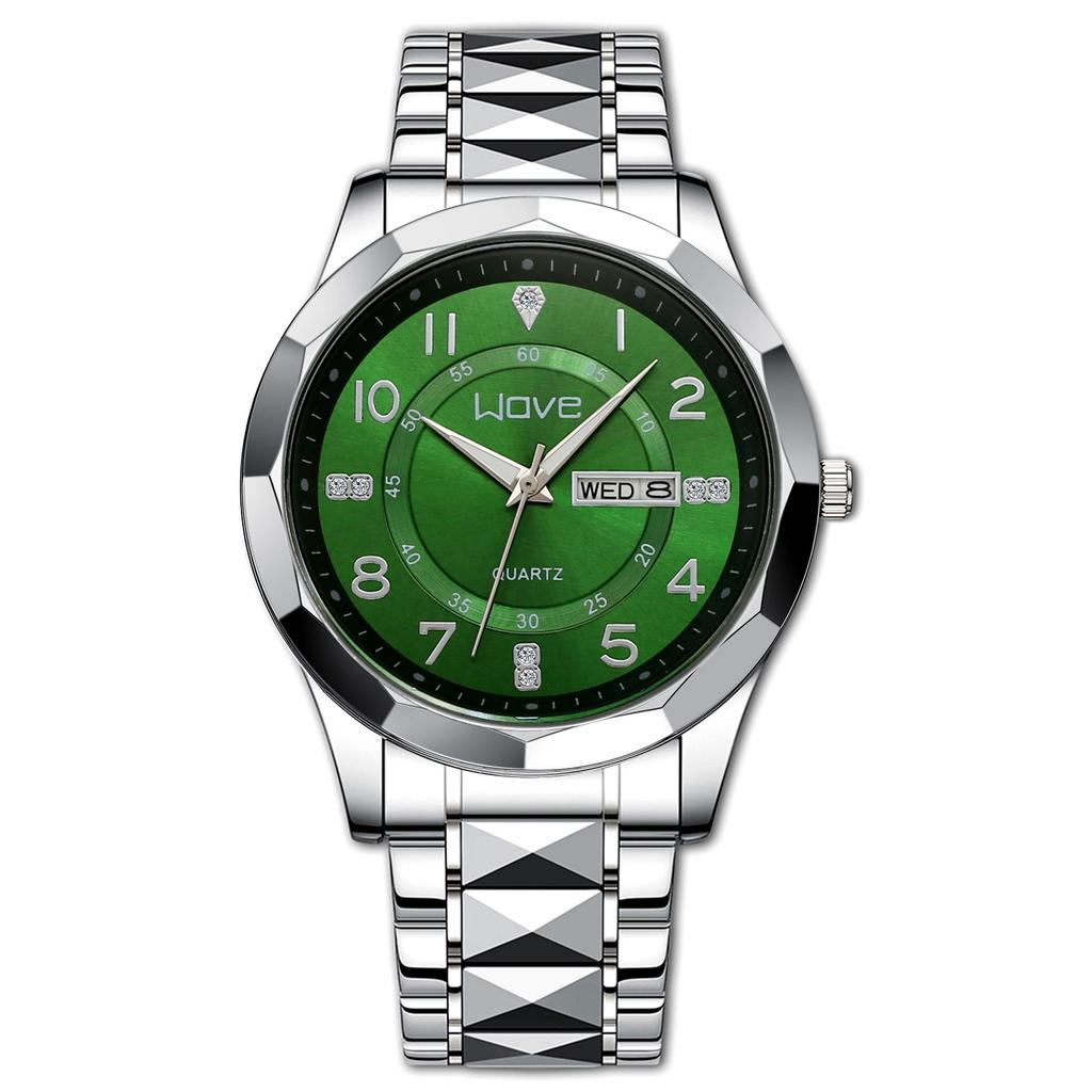 Langjue Men'S Watch Luminous Watch, Weekly Double Calendar Quartz Watch, Couple Watch