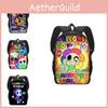 Game Dandy World Cartoon Cute Character Printed Student Backpack For Children