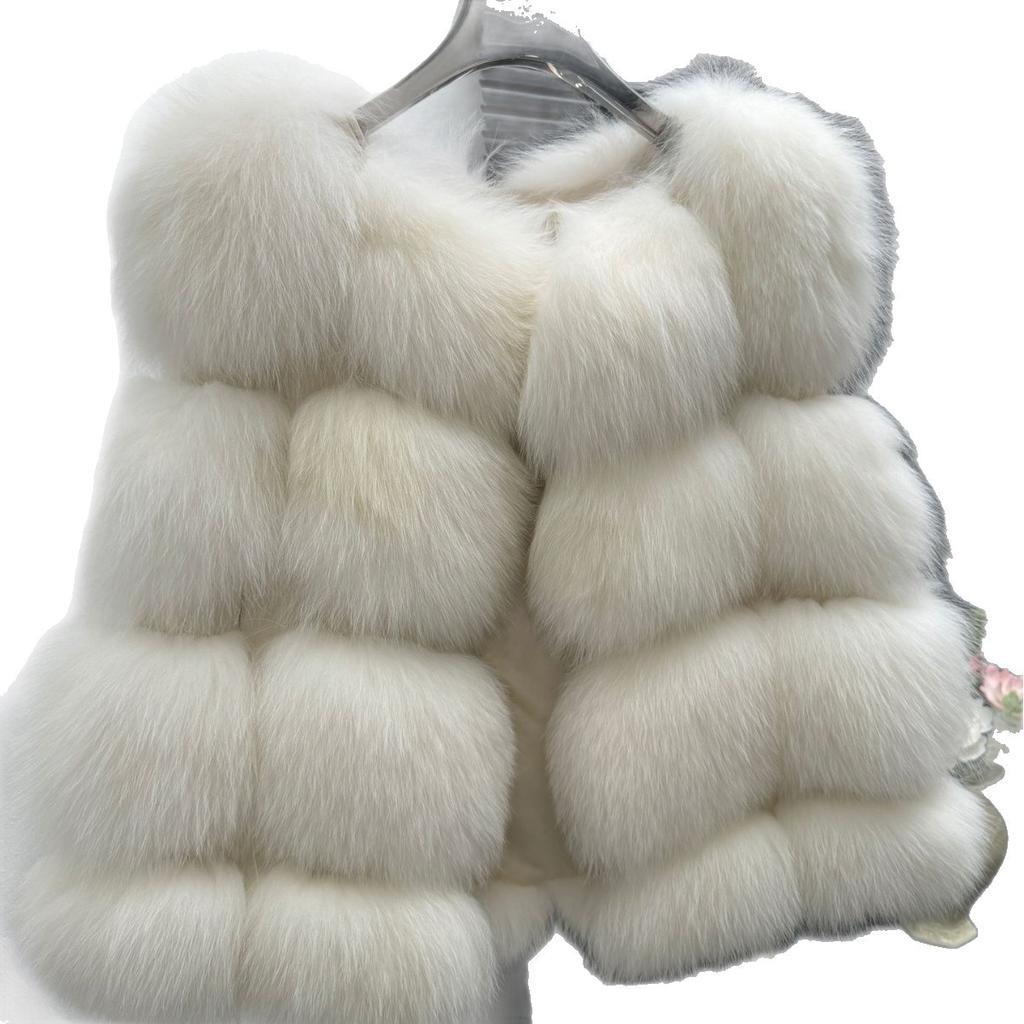 Get the goods, customer service, fox hair, vest, fur, female winter self-cultivation and thin, available for online entities