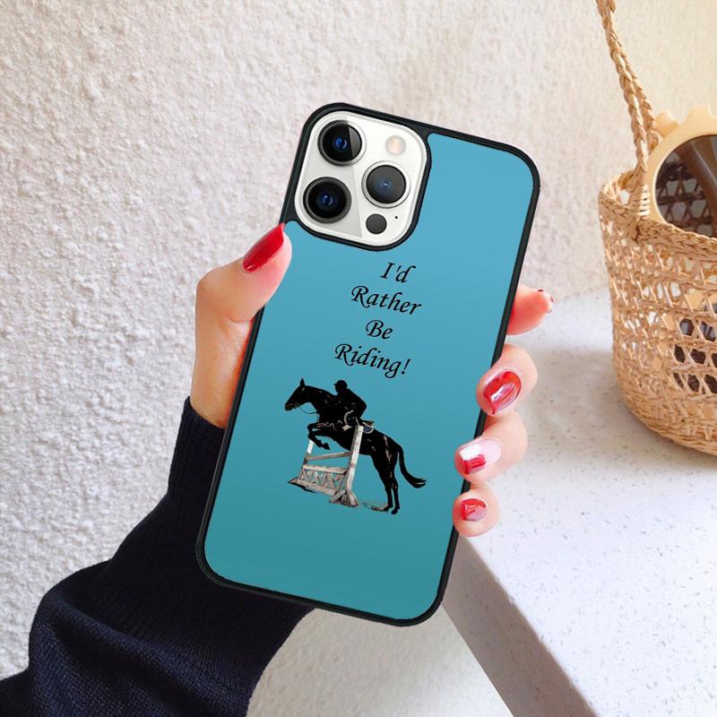 Horse Pony Painted Phone Case for iPhone 17 Air 16 15 14 12 13 PLUS 11 PRO MAX Back Cover Fundas Shell