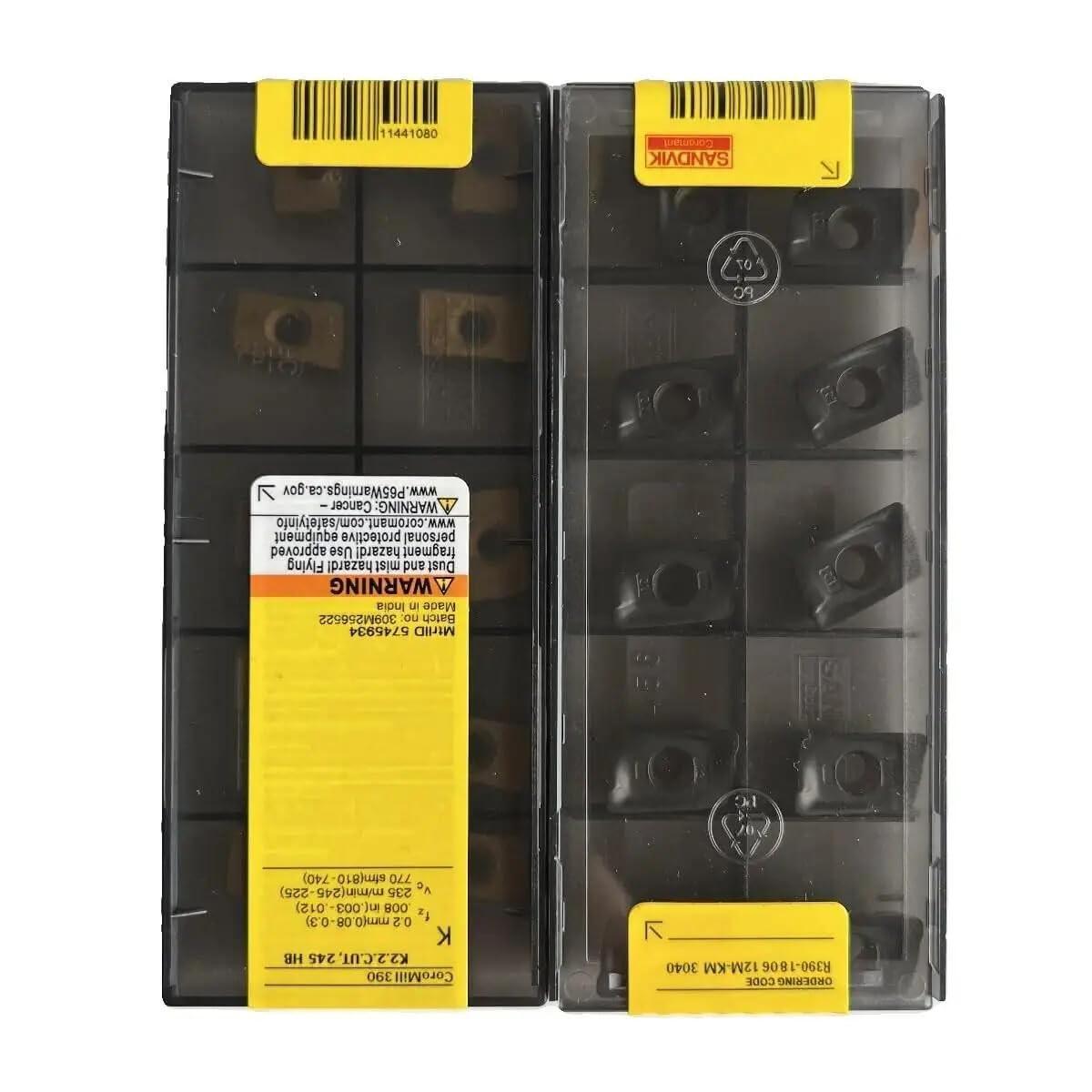 

Original Sandvik / R390-180612M-KM 3040 / CNC lathe carbide blade 10 PCS