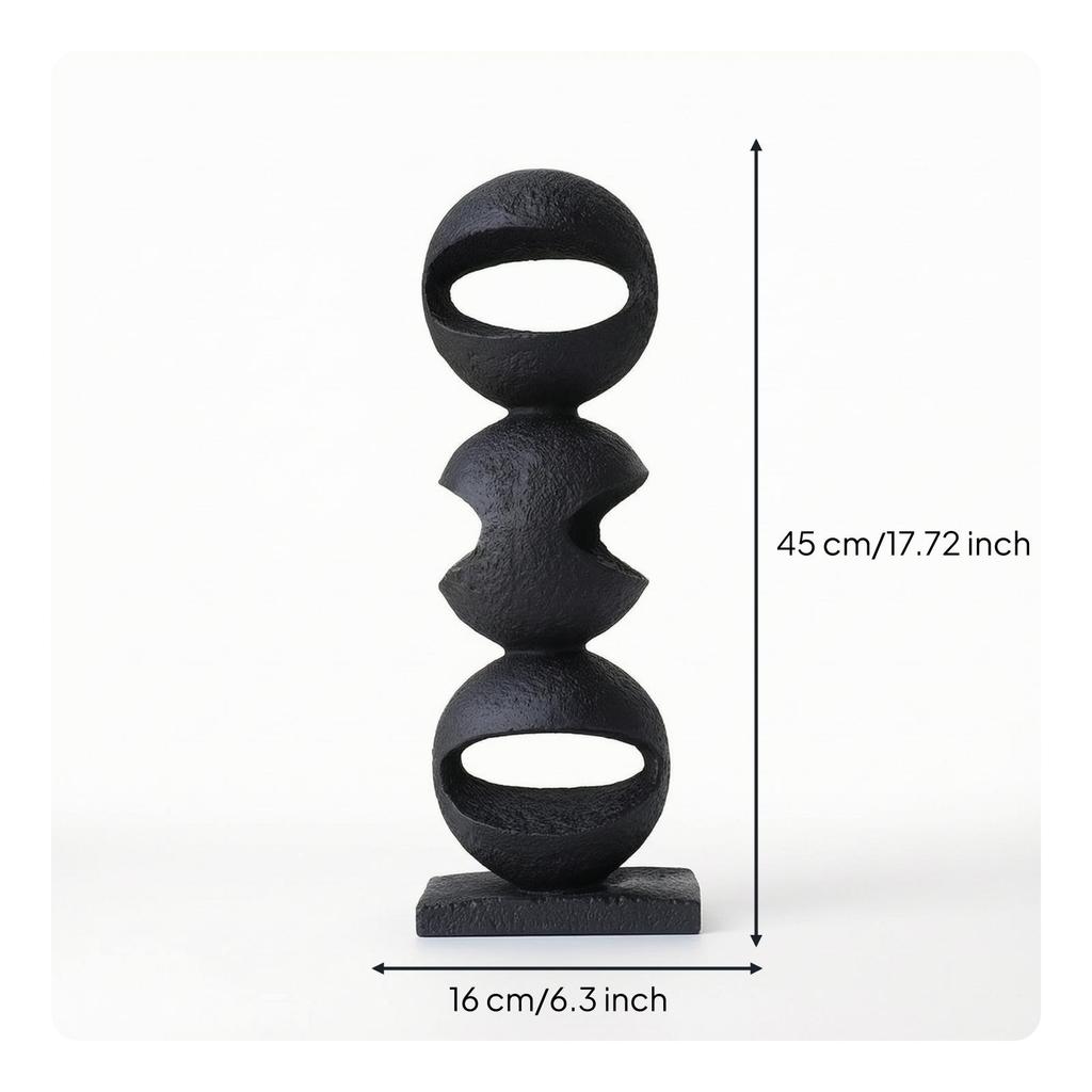 Abstract Tabletop Sculpture Modern Statue Decorative for Entryway
