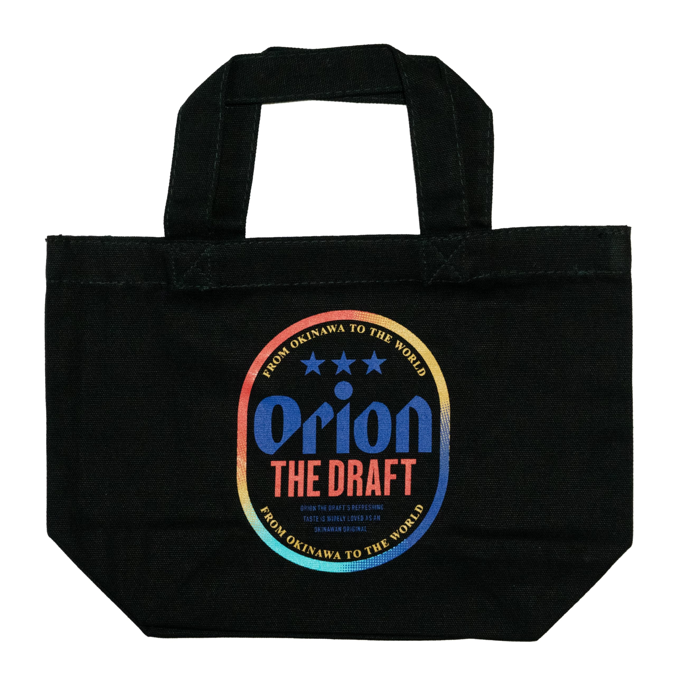 

Холщовая сумка-тоут с рисунком банки пива Orion, Маленькая, Натуральный, Бежевый, Черный, Сувенир с Окинавы, Сумка, Для покупок, В школу, 4 цвета, В комплекте оригинальная наклейка