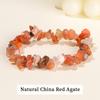 JD Natural Crystal Stone Seven Chakra Irregular Energy Bracelet Women Men Healing Amethyst Fluorite Chip Strand Bracelet Gift