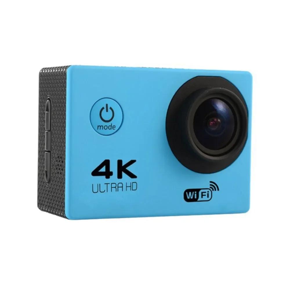 

Action Camera Ultra HD 4K/30fps WiFi 2.0-inch 170D Underwater Waterproof Helmet Video Recording Cycling skiing Cameras Sport Cam небо синє кольору