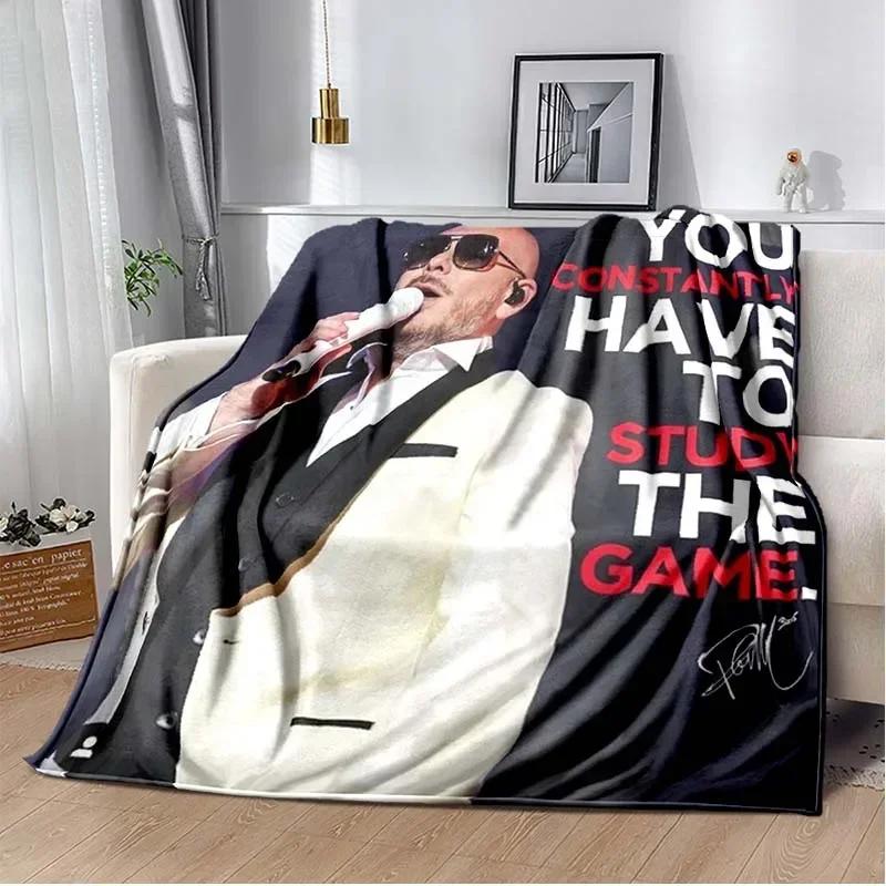 Decke Herr 305 Pitbull MR Worldwide Hippie Poster Gedrucktes Flanellkorn Handtuch Weicher Plüsch Sofa Bett Flauschige Decke