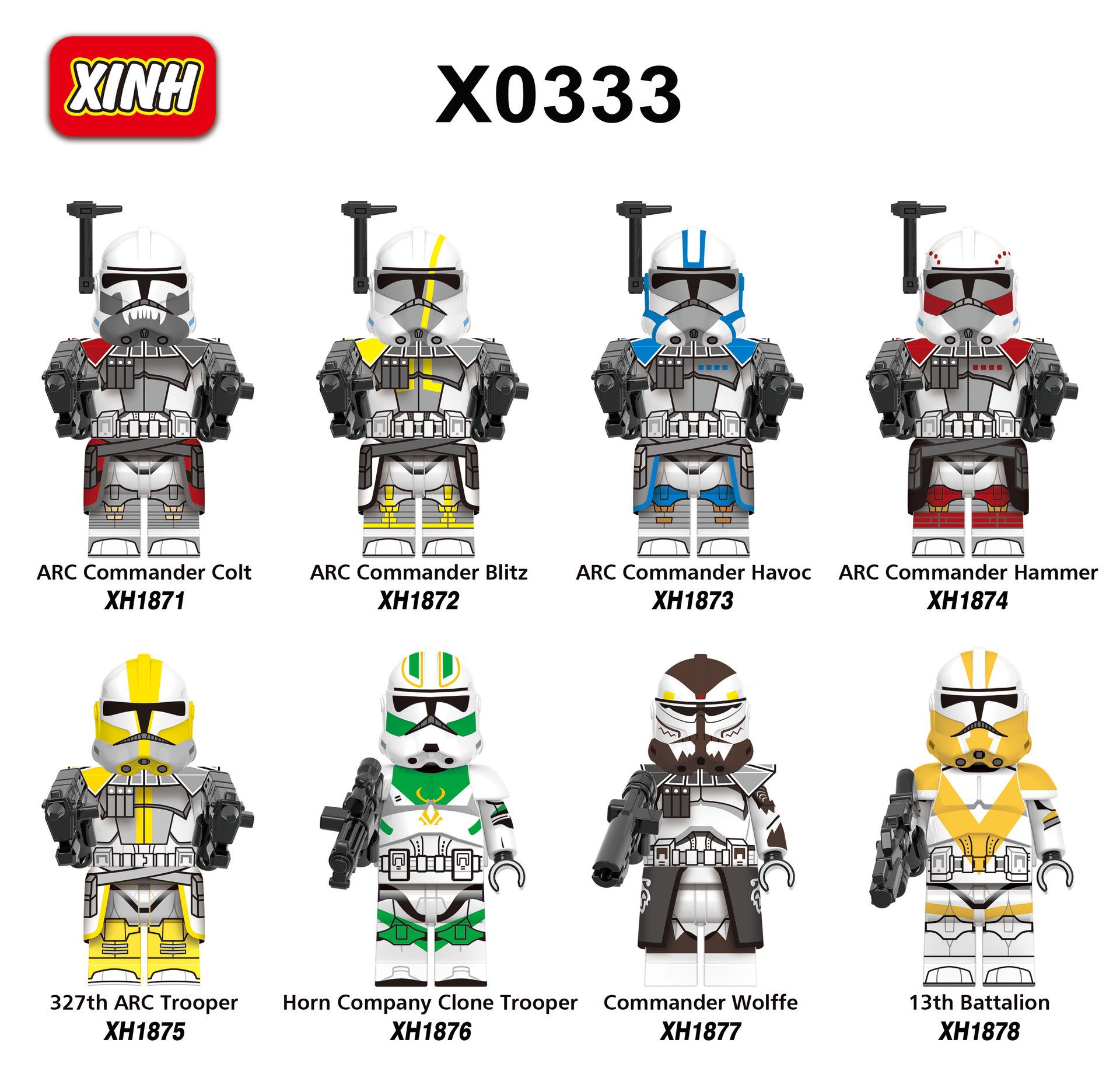ARC Stormtrooper & Clone Trooper Minifigures Building Set for Kids