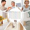 2026 Wall Calendar Yearly Planner Poster Decorative Planning Schedule for Home Office School Living Room 365 Days Large Format
