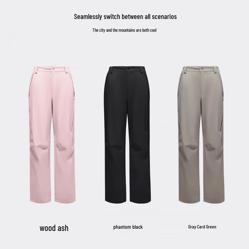 Camel Women's Outdoor Windproof Softshell Trekking Pants