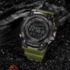 Men Military Watches New Fashion Casual LED Digital Outdoor Sports Waterproof Luminous Round Dial Electronic Wrist Watch