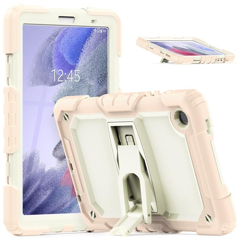 Silicone Tablet Case Galaxy Tab A7 Lite T225PC With Kickstand Shockproof Full Cover In Multiple Colors