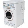 Laundry Powder Bin,Metal Washing Machine Shape Laundry Powder Bin Ideal for Holding Pods Tablets Detergent
