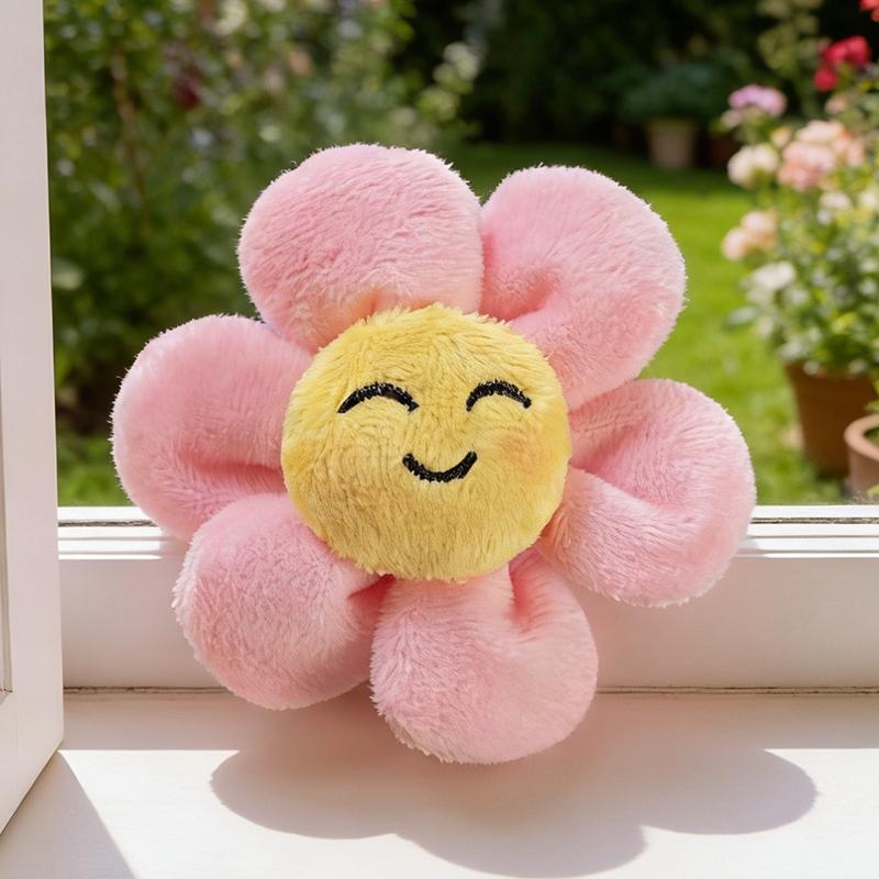 Sunflower Plush Toys 8Cm Sunflower Stuffed Keychain Hairpin Corsage Adorably Girls Accessories Backpack Pendant Birthday Gifts