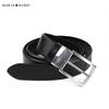 MARJA KURKI Men's Italian Leather Business Pin Buckle Belt
