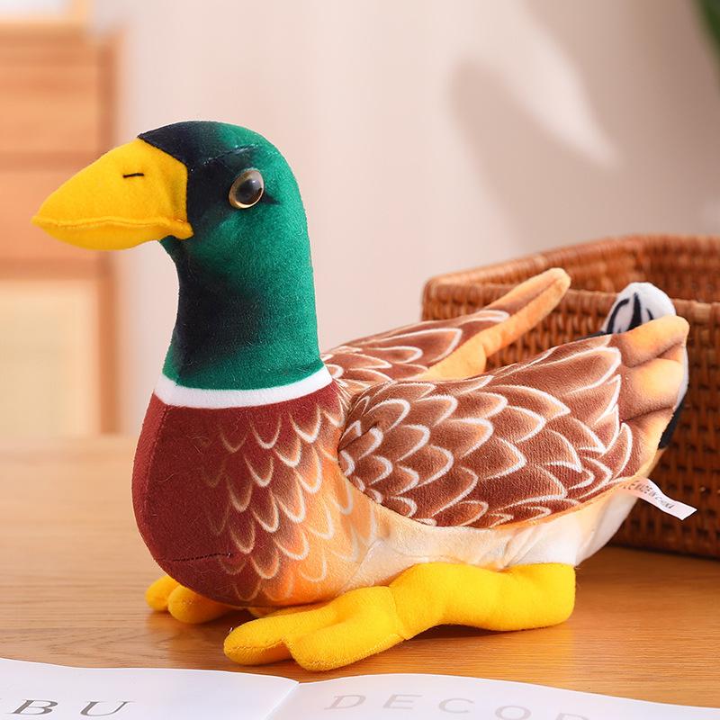 Simulated Bird Doll Swan Peacock Eagle Flamingo Zoo Gift Scenic Ornament