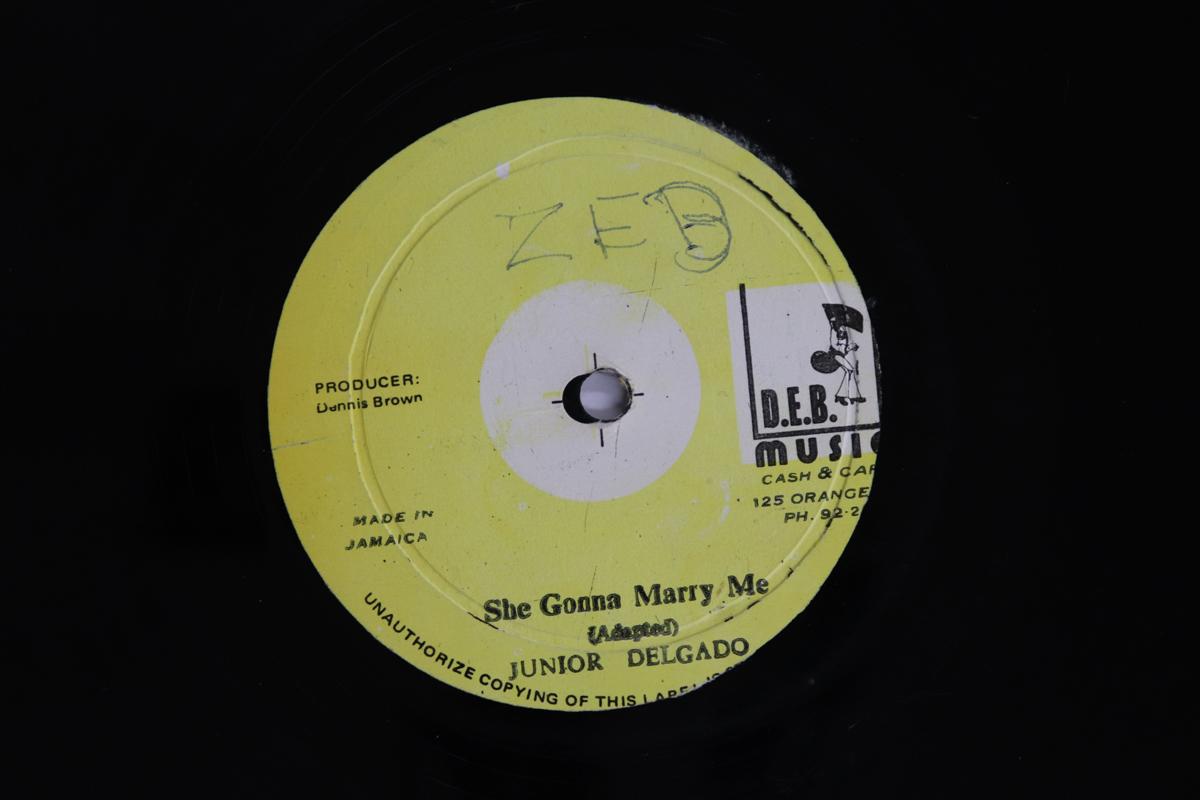 

12inch Record JUNIOR DELGADO D.E.B. MUSIC PLAYE She Gonna Marry Me Dim Lights NONE D.E.B. MUSIC Jamaica Reggae Ska Dub Used