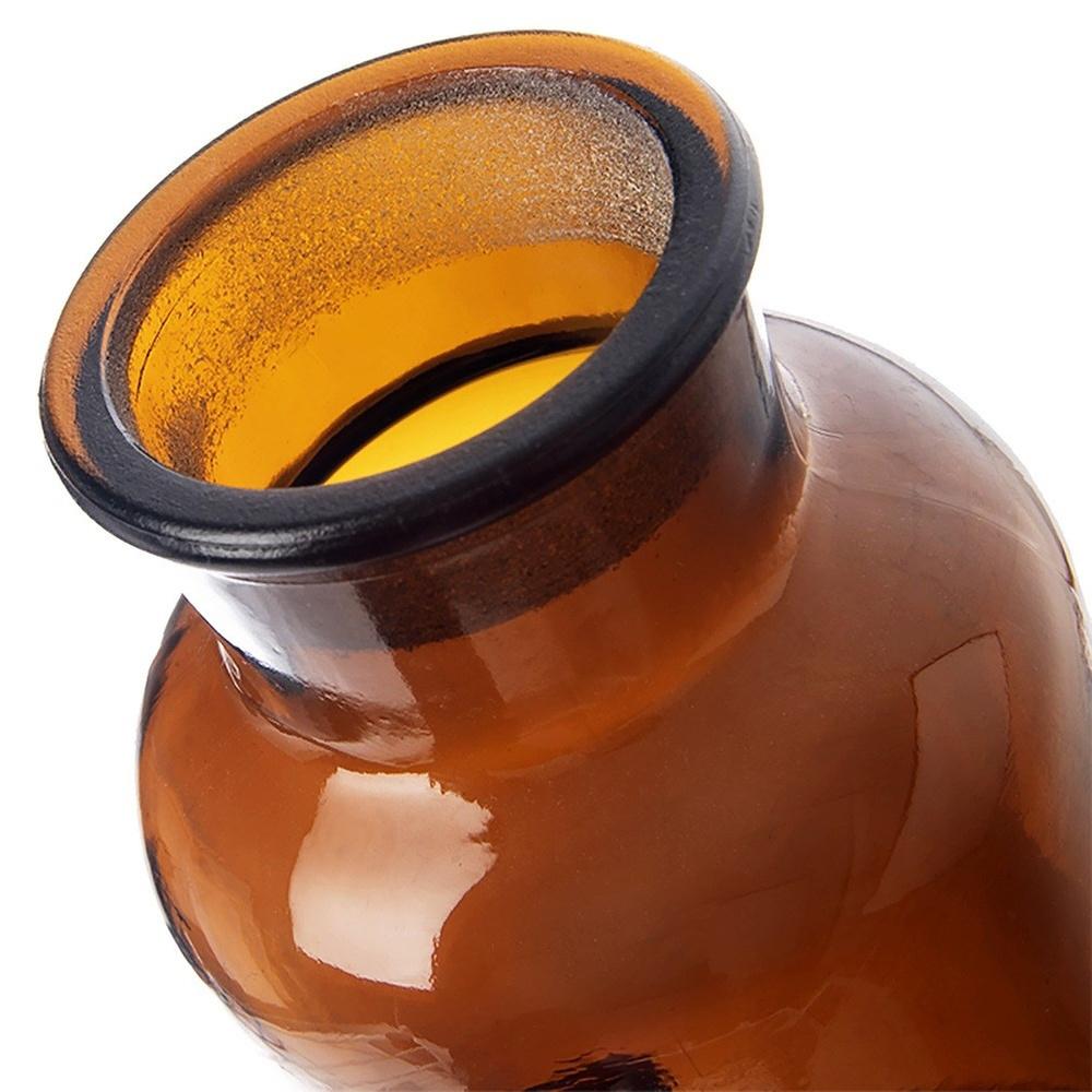 Butelka Szklana Brązowa z Korkiem na Kosmetyki Przyprawy Zioła Herbatę 0,5L
