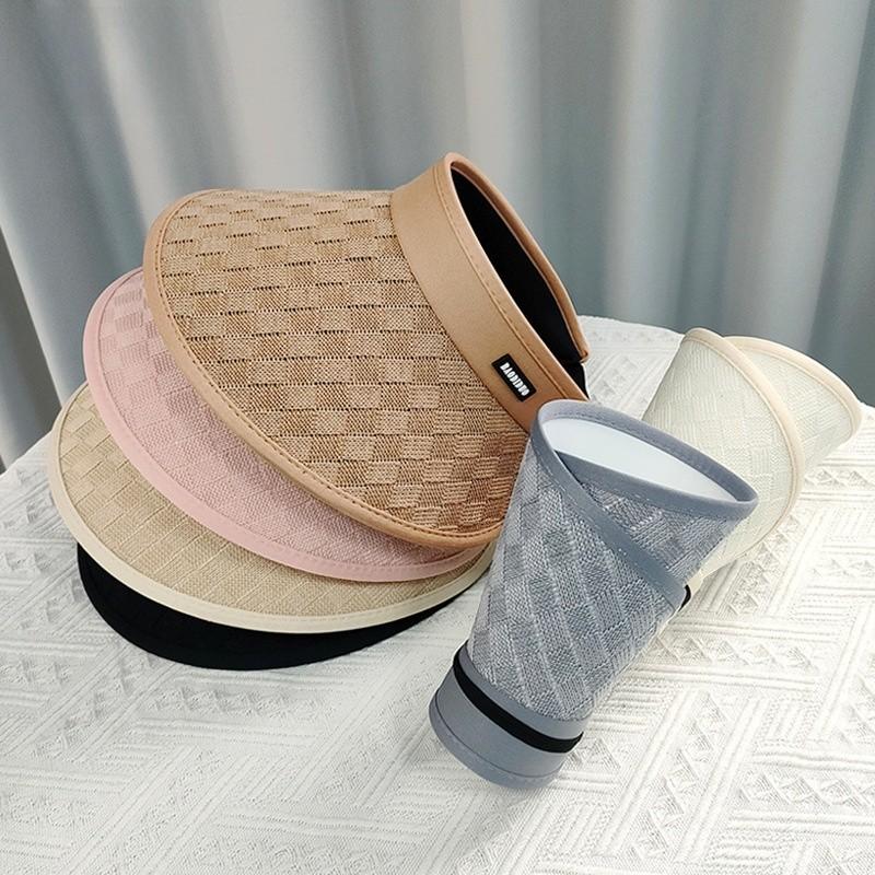 Outdoor Sun Hat Women Large Brim Uv Protection Polyester Summer Sun Hat For Travel And Leisure