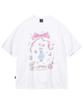 CPGN STUDIO Dtp Ribbon Flower Short Sleeve T-Shirt White
