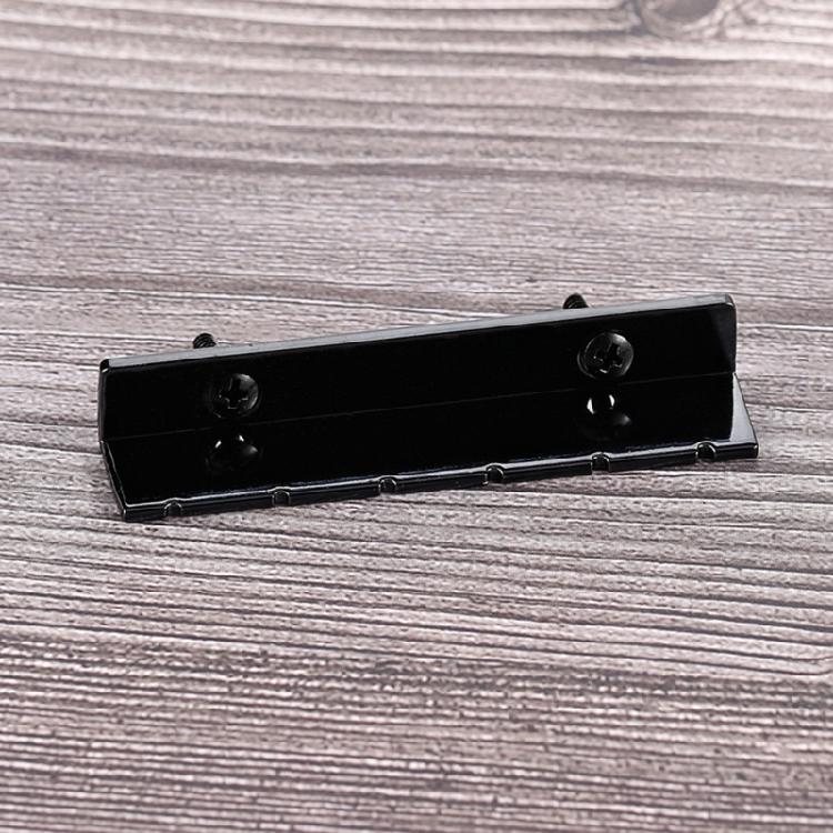 Black Metal Electric Guitar Nut Replacement For Enhanced Sound Stability And Easy Installation On 6 String Guitars