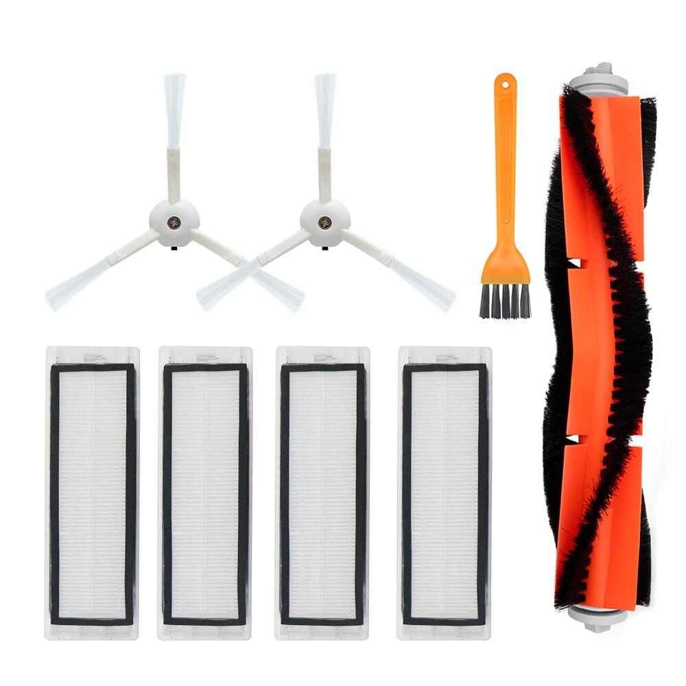 HEPA-filter + sidebørste + hovedbørste for Xiaomi MI Robotstøvsuger 2 Roborock S50 S51 støvsugerdeler, tilbehør