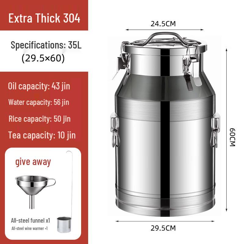 Xihe 304 Stainless Steel Food Grade Sealed Storage Tank