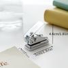 1PC mini single hole puncher DIY circular hole manual loose leaf paper 6mm punching machine student office stationery