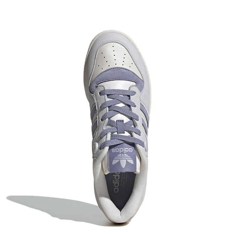adidas Originals Rivalry Low Chaussures de Skate Basse Simples Quotidiennes Baskets Femme Blanc Violet IH0502