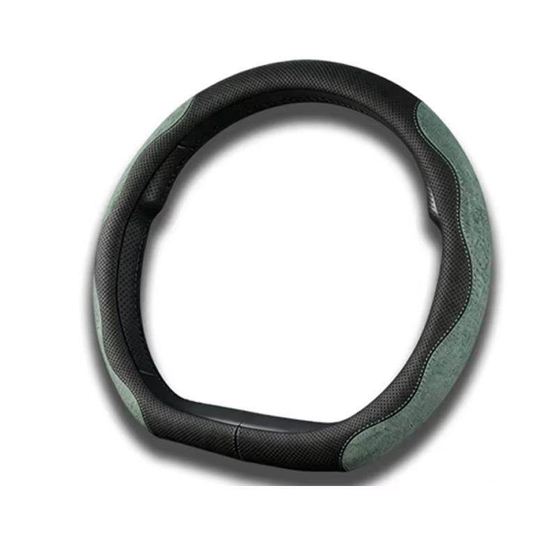 Xiaomi Breathable Soft Car Steering Wheel Cover Anti Slip Durable Leather Lining Universal Interior Protector For Cars Trucks SUVs