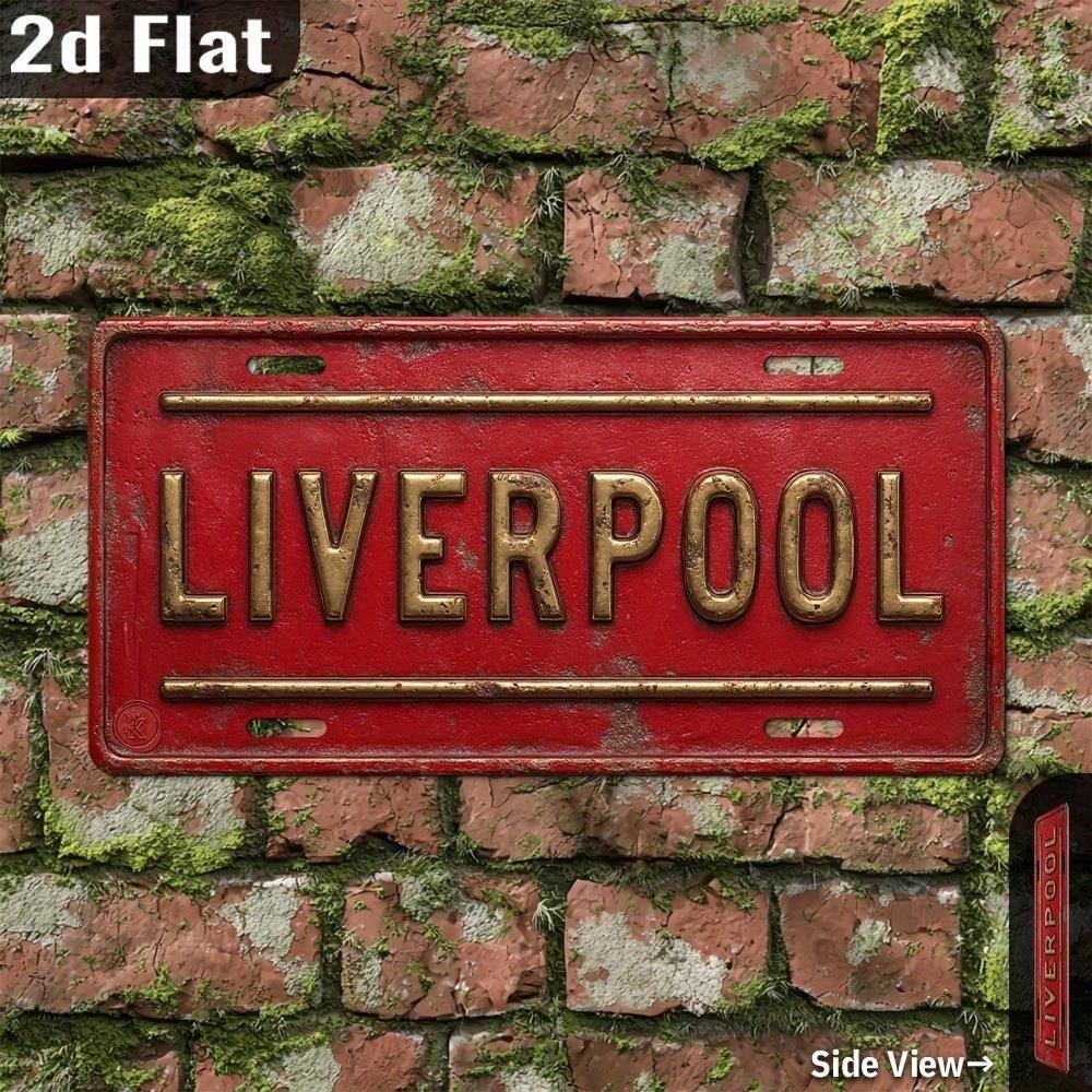 Metal Wall Poster Bangkok License Plate, Tuk Tuk Night City Temples Street Scene, Bar Decor, 20x30cm