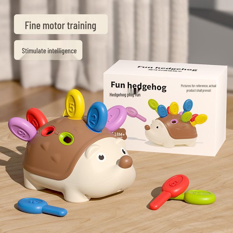 Little Hedgehog Interlocking Toy: Fine Motor & Hand-Eye Coordination for Kids Ages 1-3