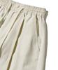 FILLUMINATE One-Pleat Curved Linen Pants - Natural