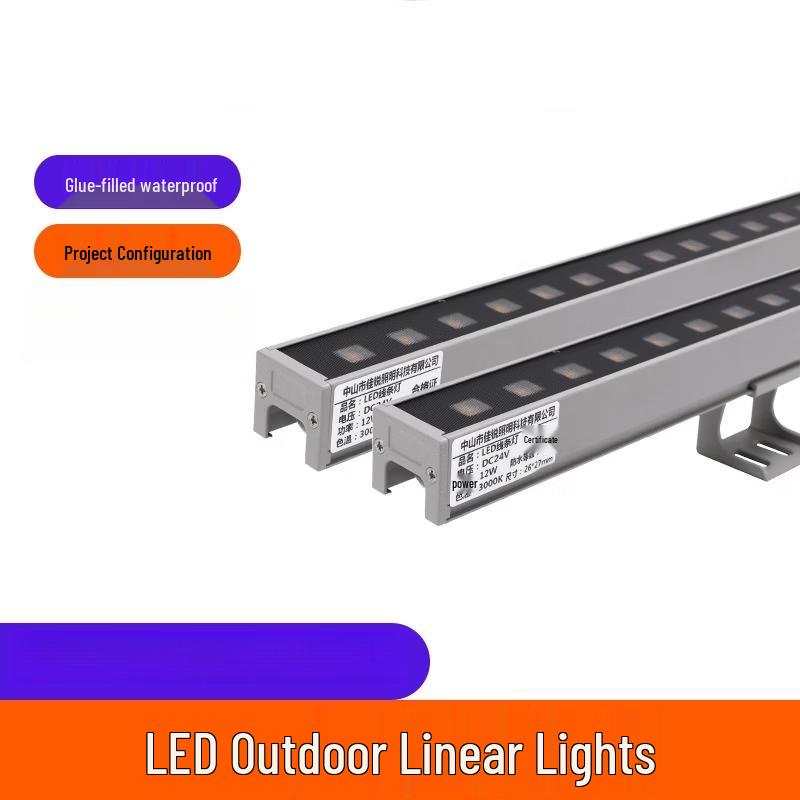 Outdoor Linear LED Wall Light