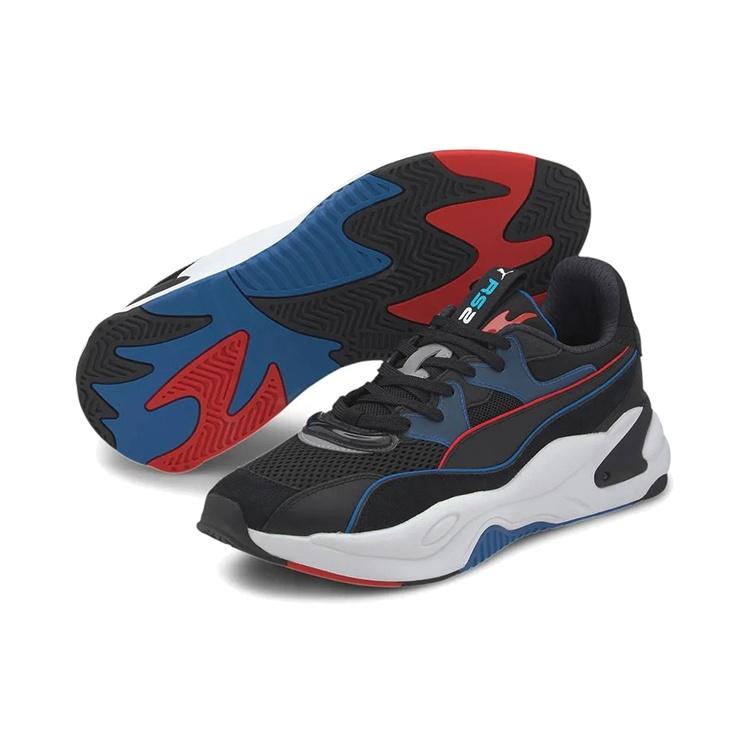Puma Rs-2K Internet Exploring Low-top Running Shoes Black/Blue Men's 373309-09
