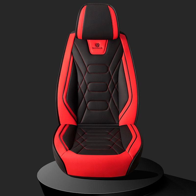 1 ks Univerzální PU kožený potah předního sedadla Odolný a prodyšný polštář Vodotěsný Ochranný polštář Potah autosedadla