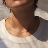 eManco Gold Color Stainless Steel Chain Necklace Women Chain Choker for Woman Jewelry