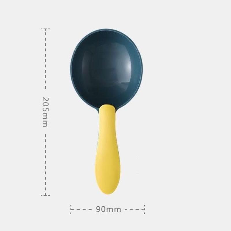 Pala pentru hrana animalelor de companie Cupa pentru hrana pisicilor cu clips de sigilare Multifunctional Plastic Hrana pentru animale de companie Dedicat Măsurare Lingura pentru hrana animalelor de companie